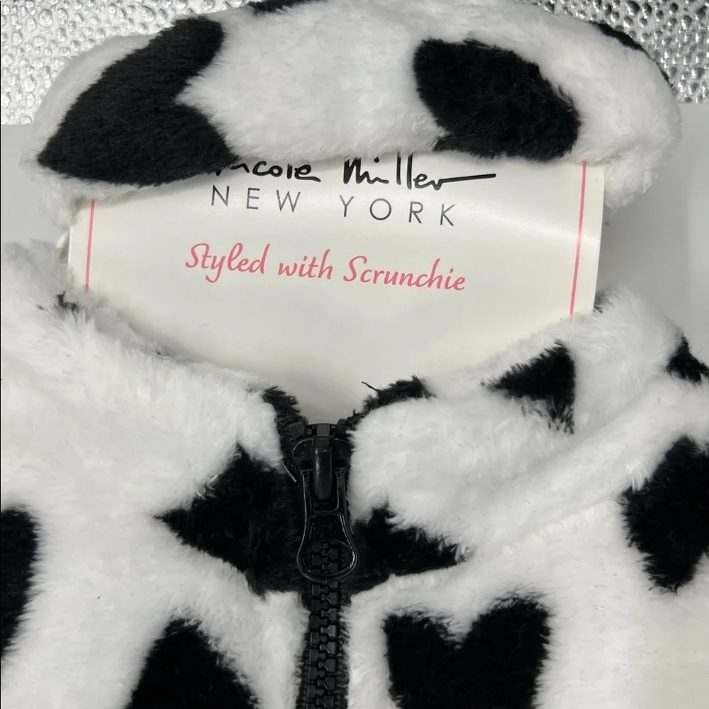 Nicole miller New York NWT girls leggings fleece scrunchie set size 6